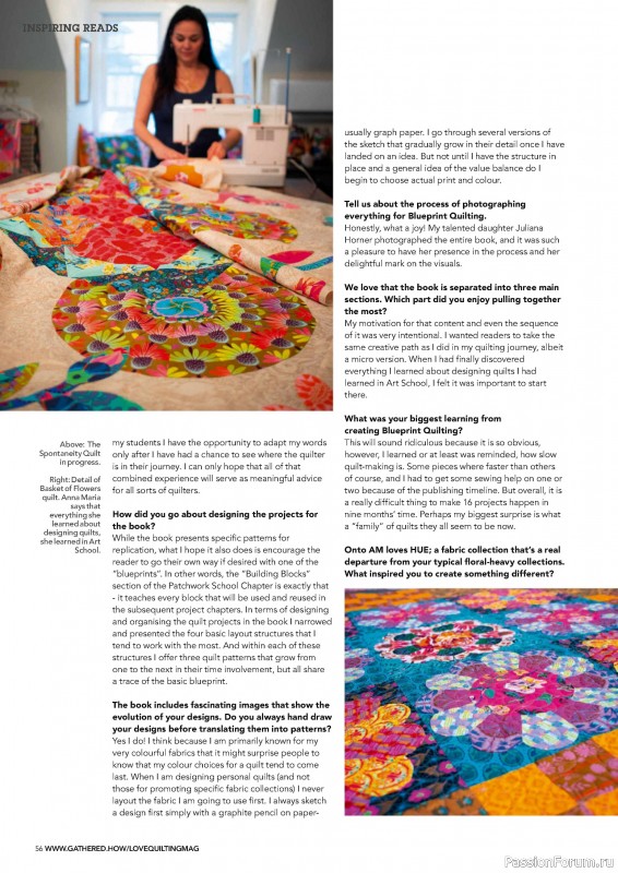 Коллекция проектов для рукодельниц в журнале «Love Patchwork & Quilting №145 2024»