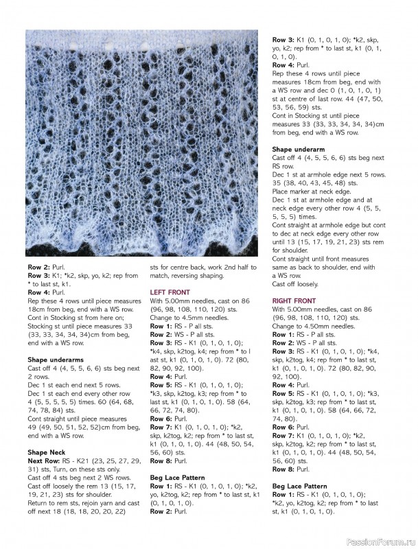 Вязаные модели спицами в журнале «Australian Knitting – Vol.16 №3 2024»