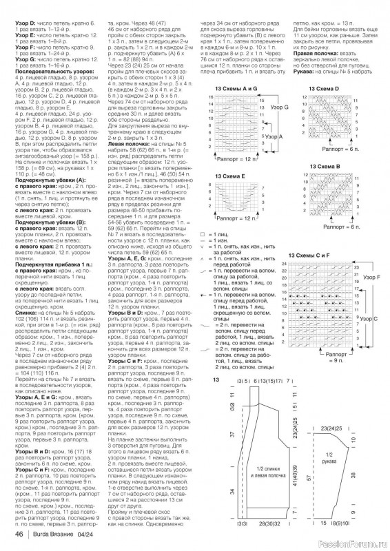 Вязаные модели в журнале «B-Вязание №4 2024»