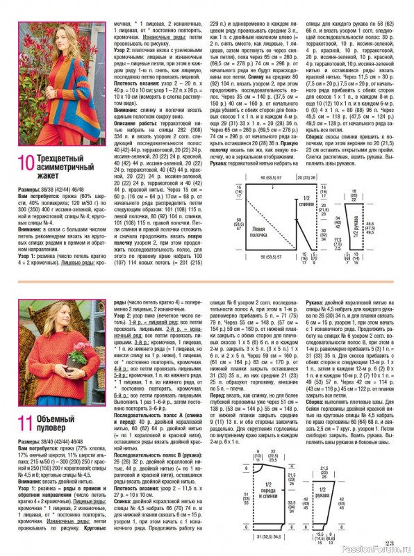 Вязаные модели в журнале «Сабрина №9 2023»