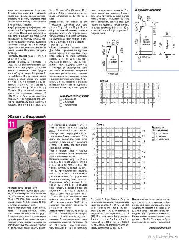Вязаные модели в журнале «Сабрина №11 2024»