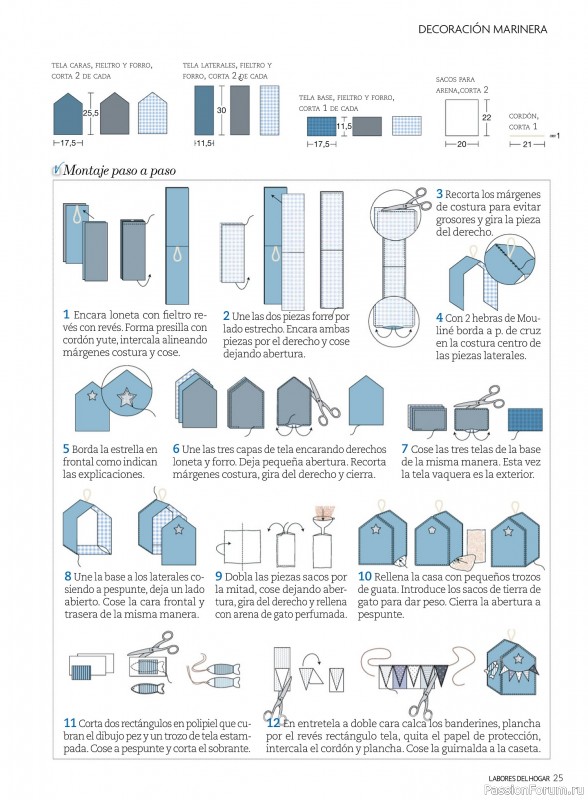 Коллекция проектов для рукодельниц в журнале «Labores del hogar №775 2024»