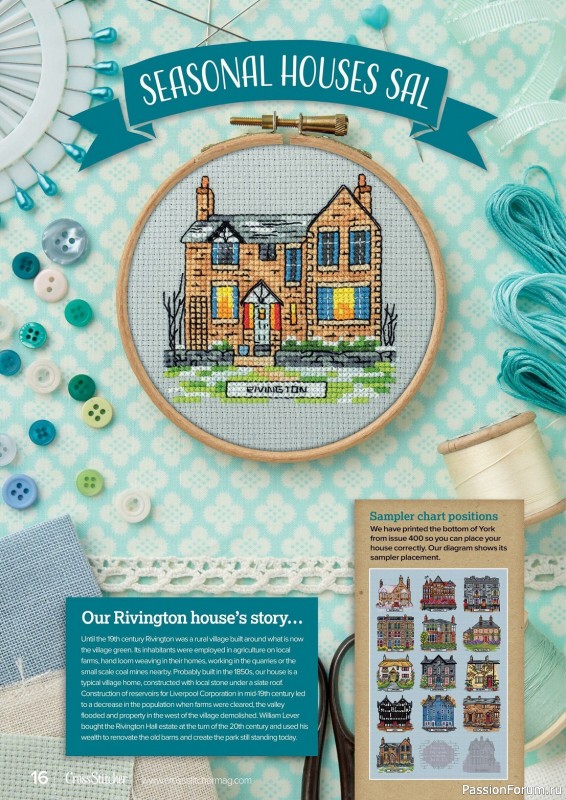 Коллекция вышивки в журнале «CrossStitcher №403 2023»