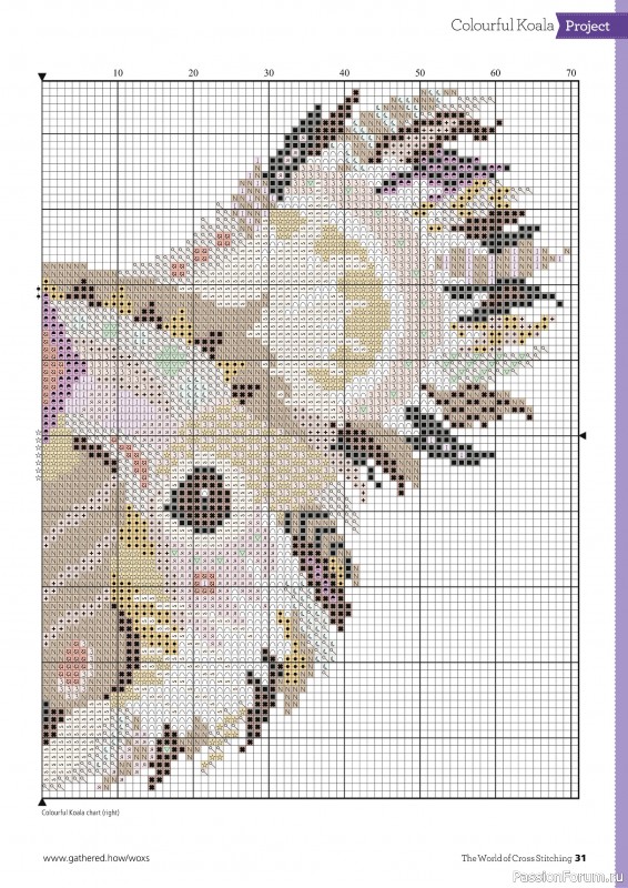 Коллекция вышивки в журнале «The World of Cross Stitching №349 2024»