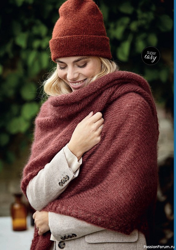 Вязаные модели в журнале «Burda Stricken №1 2020»
