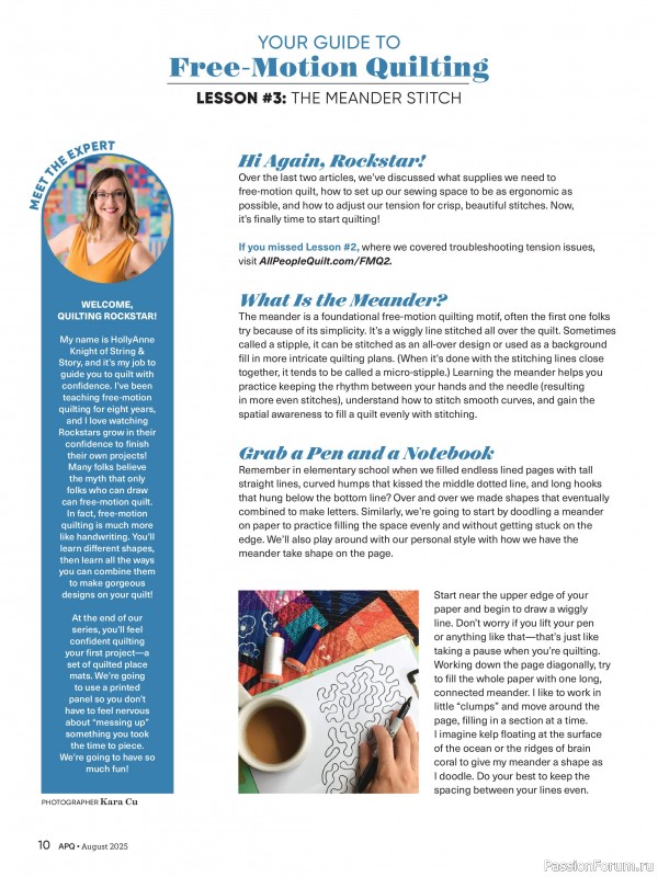 Коллекция проектов для рукодельниц в журнале «American Patchwork & Quilting №195 2025»