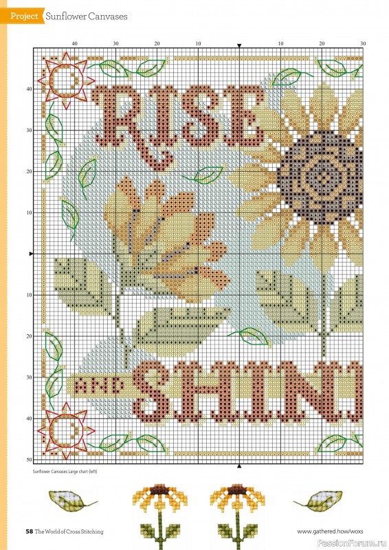 Коллекция вышивки в журнале «The World of Cross Stitching - August 2024»