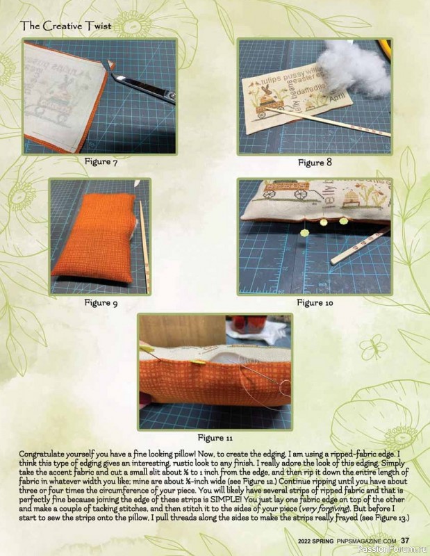 Новые техники рукоделия в журнале «Punch Needle & Primitive Stitcher-Spring 2022»