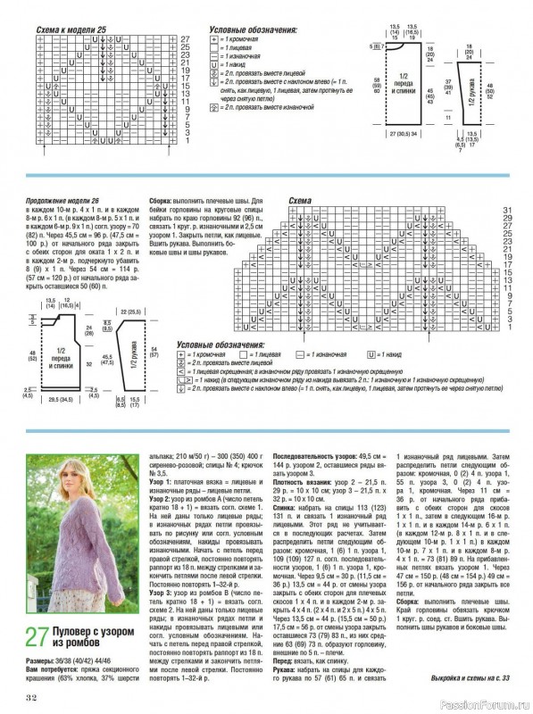 Вязаные модели в журнале «Сабрина №3 2024»