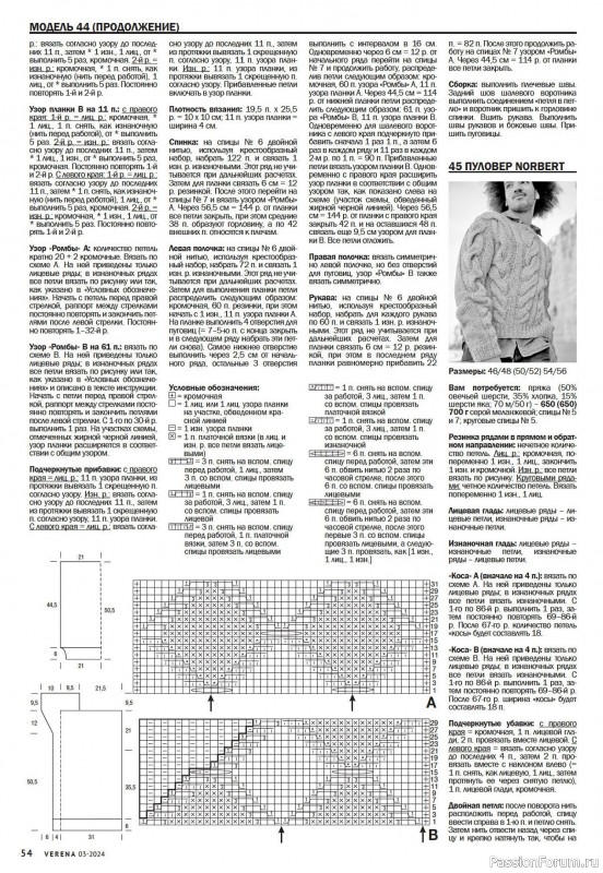 Вязаные модели в журнале «Verena №3 2024»