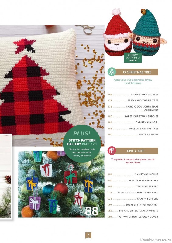 Вязаные проекты крючком в журнале «Christmas Crochet - 1st Edition 2022»