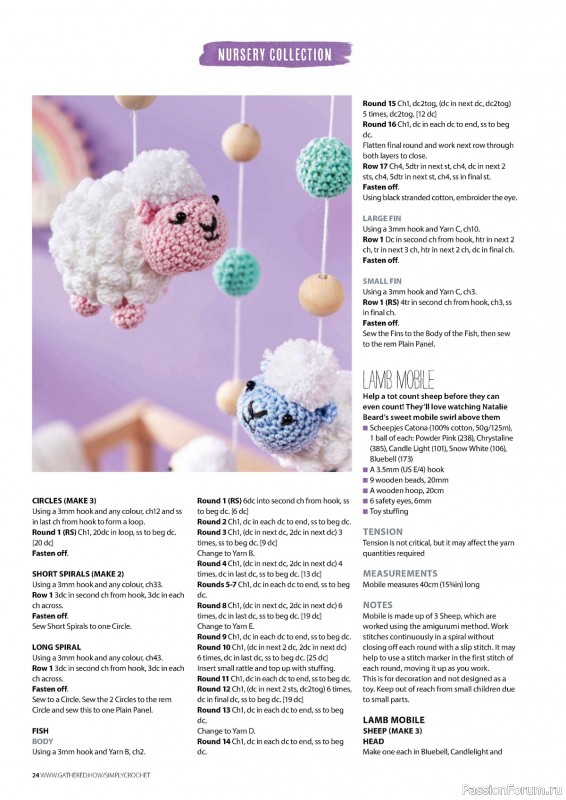 Вязаные проекты крючком в журнале «Simply Crochet №149 2024»