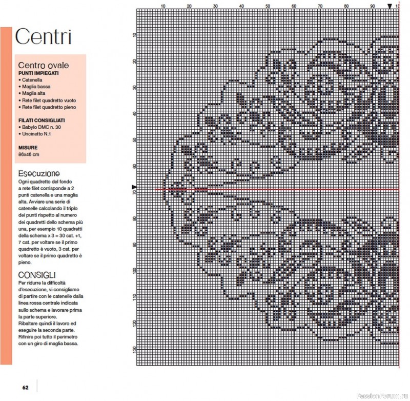 Вязаные проекты крючком в журнале «Uncinetto Manuale Filet №6 2022»