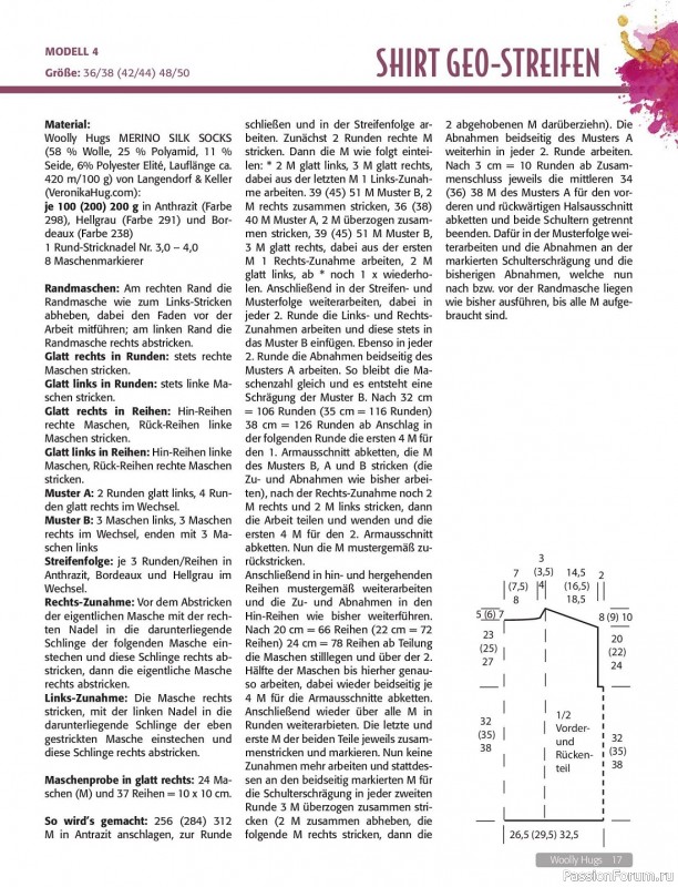 Вязаные проекты в журнале «Woolly Hugs Maschenwelt №4 2023»