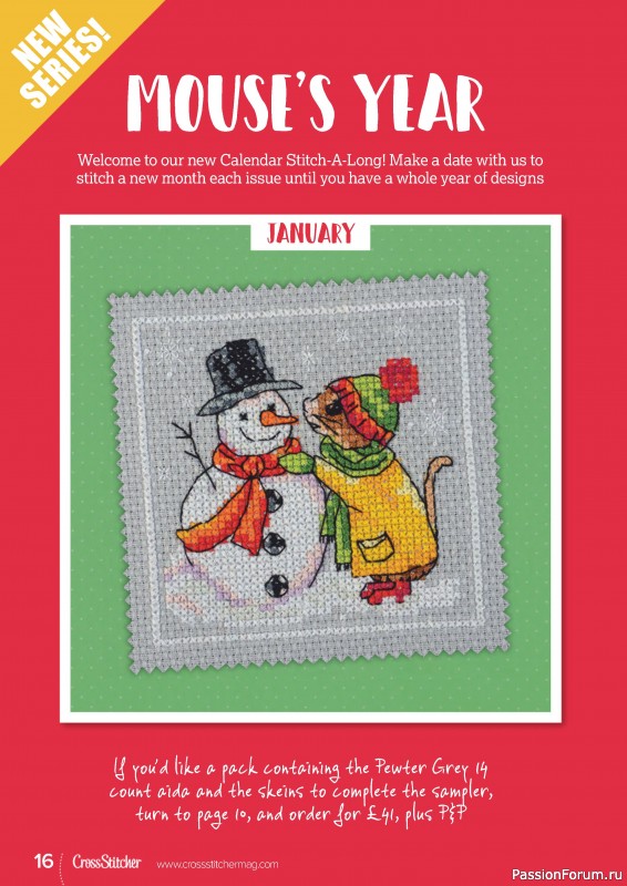 Коллекция вышивки в журнале «CrossStitcher №417 2024»