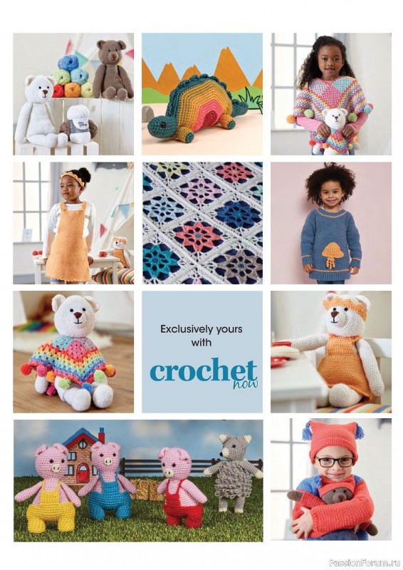 Вязаные проекты в журнале «Crochet Now №81 2022»