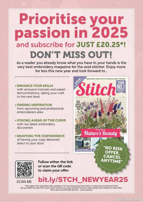 Коллекция проектов для рукодельниц в журнале «Stitch Magazine №153 2025»