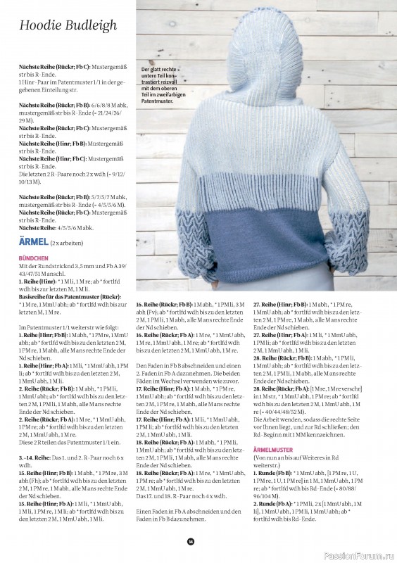 Вязаные проекты спицами в журнале «The Knitter Germany №73 2024»