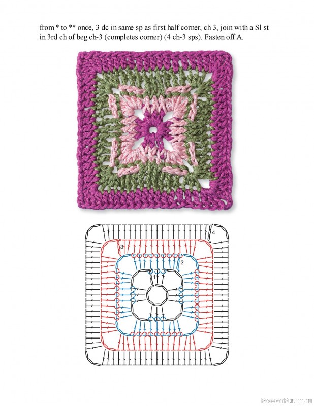 Вязаные проекты в книге «Granny Square Crochet for Beginners». Продолжение