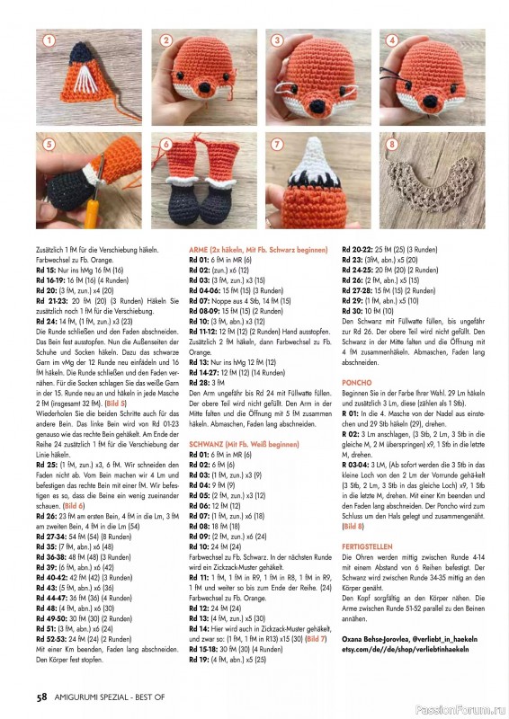 Вязаные проекты в журнале «Best of Amigurumi Spezial №1 2025»