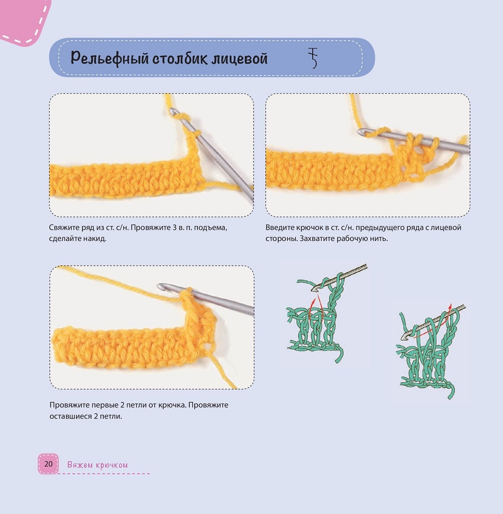 Вяжем крючком. Популярные узоры