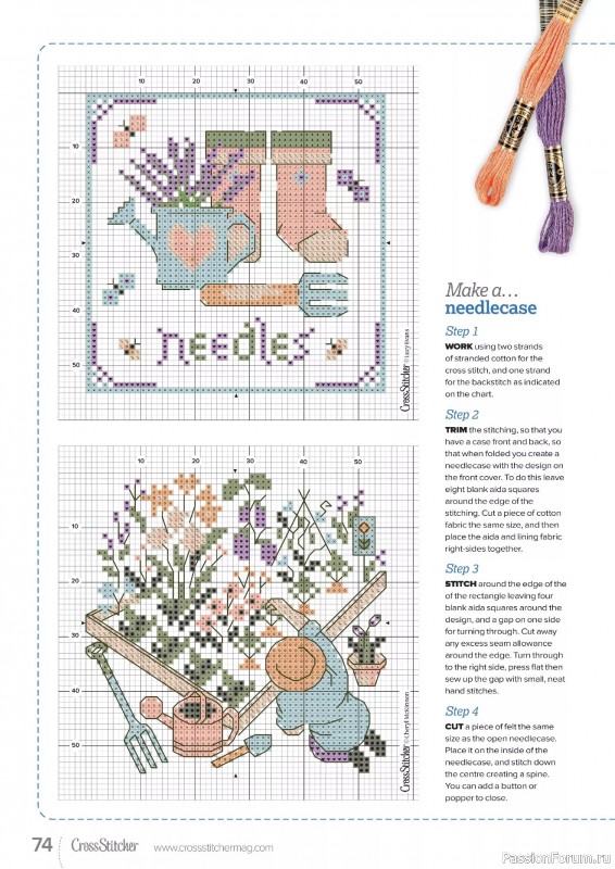 Коллекция вышивки в журнале «CrossStitcher №422 2025»