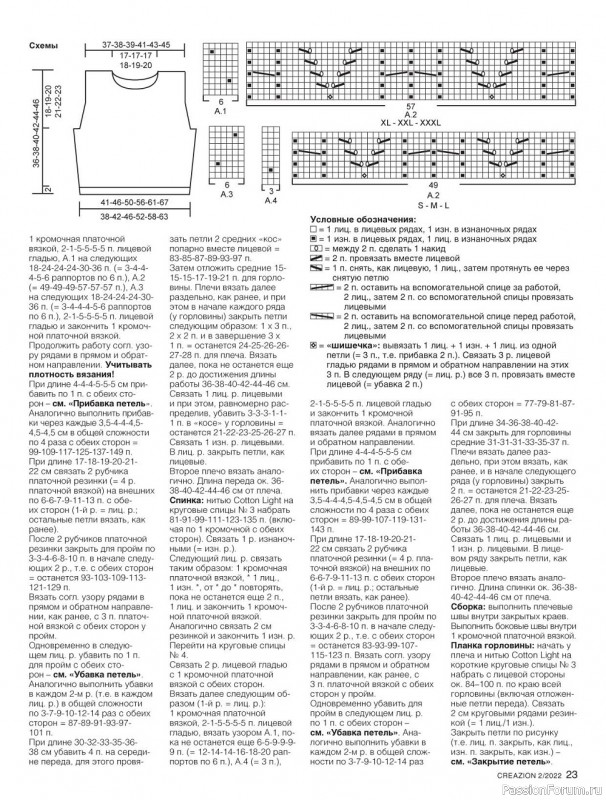 Вязаные модели в журнале «Creazion №2 2022»