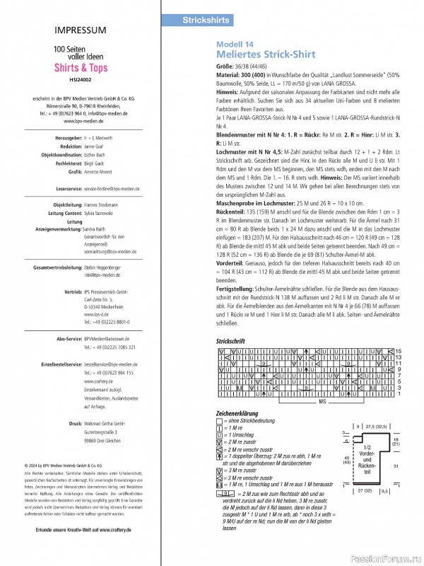 Вязаные модели в журнале «Hundert Seiten voller Ideen - HSI24002 2024»
