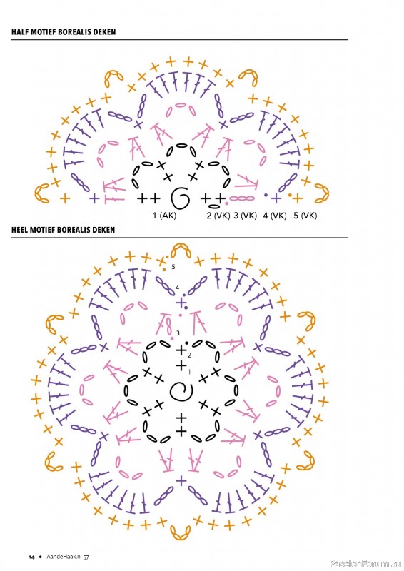 Вязаные проекты крючком в журнале «Aan de Haak №57 2024»