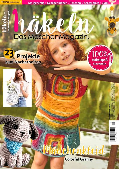 Вязаные проекты крючком в журнале «Hakeln Das MaschenMagazin №38 2023»