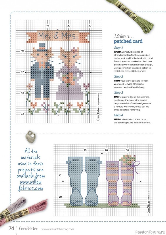 Коллекция вышивки в журнале «CrossStitcher №396 2023»