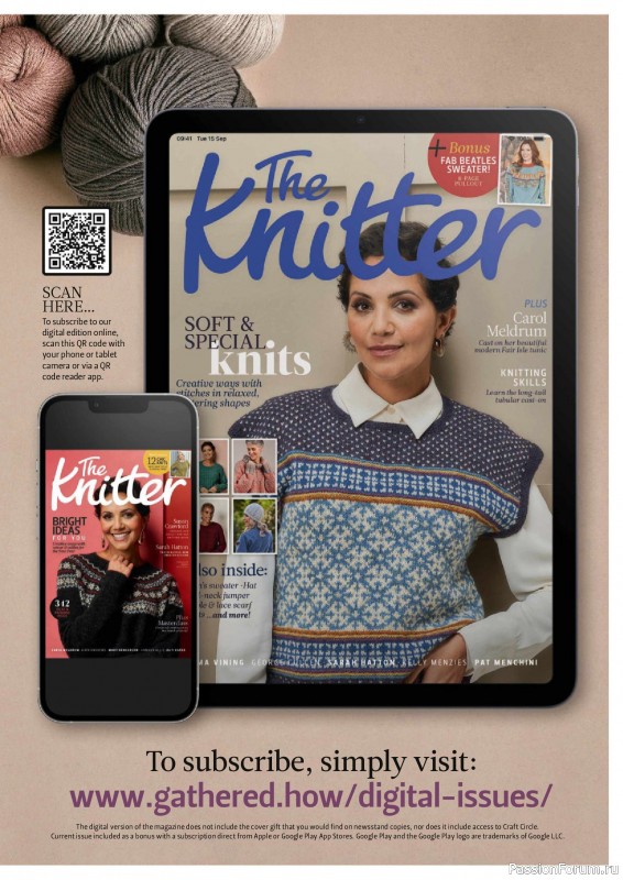 Вязаные проекты спицами в журнале «The Knitter №211 2025»