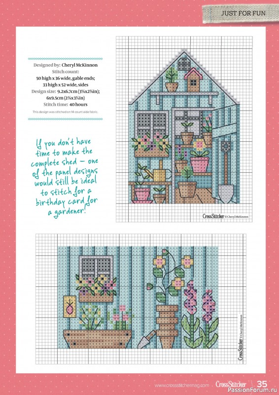 Коллекция вышивки в журнале «CrossStitcher №411 2024»