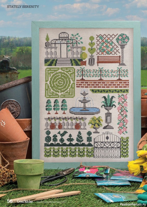 Коллекция вышивки в журнале «CrossStitcher №420 2025»