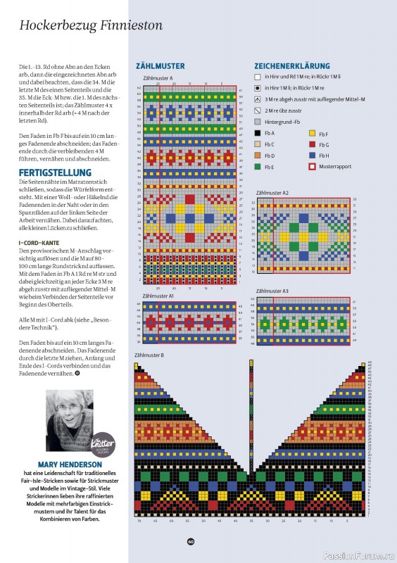 Вязаные проекты спицами в журнале «The Knitter Germany №74 2025»