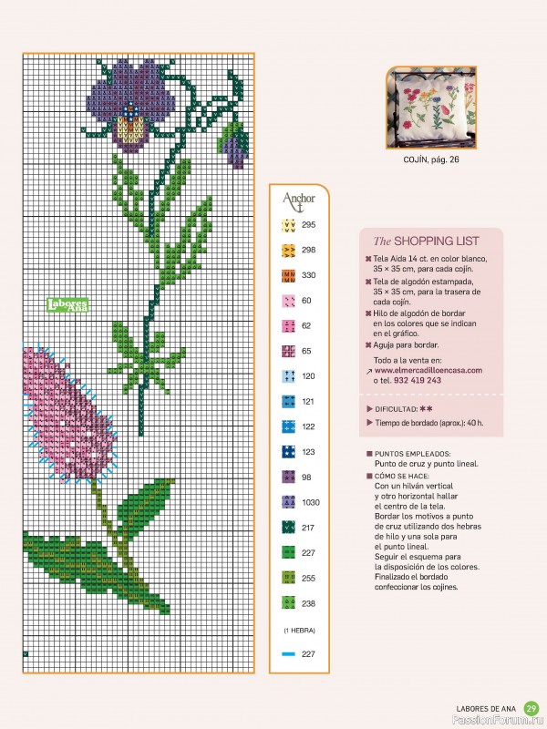Коллекция вышивки в журнале «Labores de Ana №290 2024»