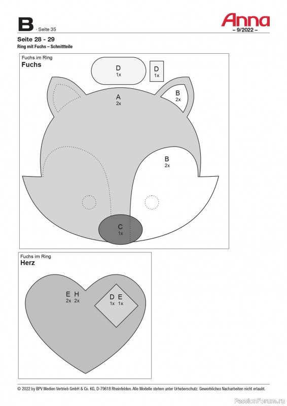 Новые техники рукоделия в журнале «Anna №9 2022 Germany»
