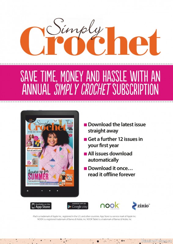 Вязаные проекты крючком в журнале «Simply Crochet №163 2025»