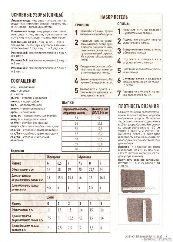 Авторские проекты в журнале «Азбука вязания №11 2023»