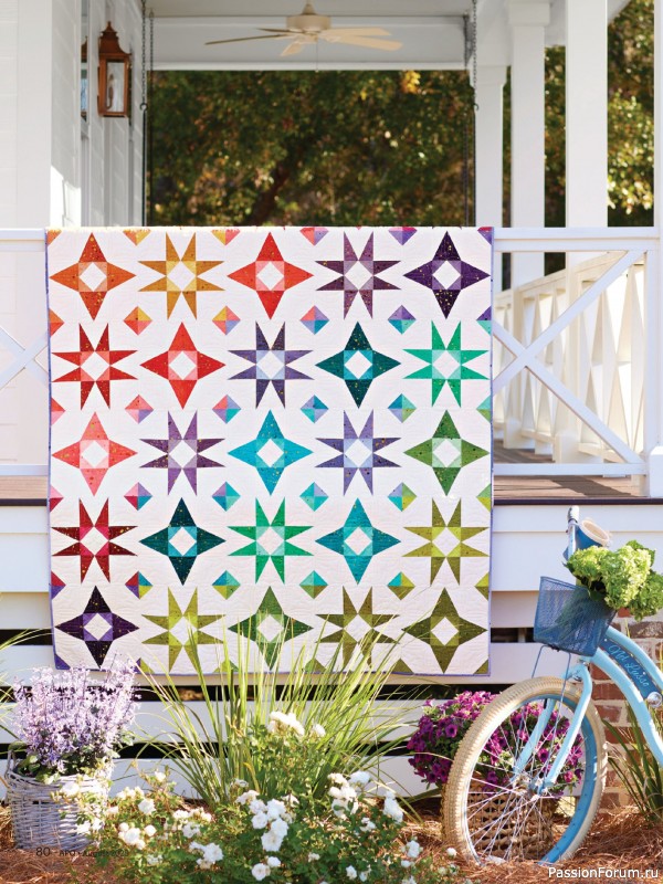 Коллекция проектов для рукодельниц в журнале «American Patchwork & Quilting №195 2025»