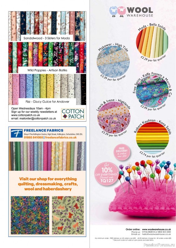 Коллекция проектов для рукодельниц в журнале «Todays Quilter №127 2025»
