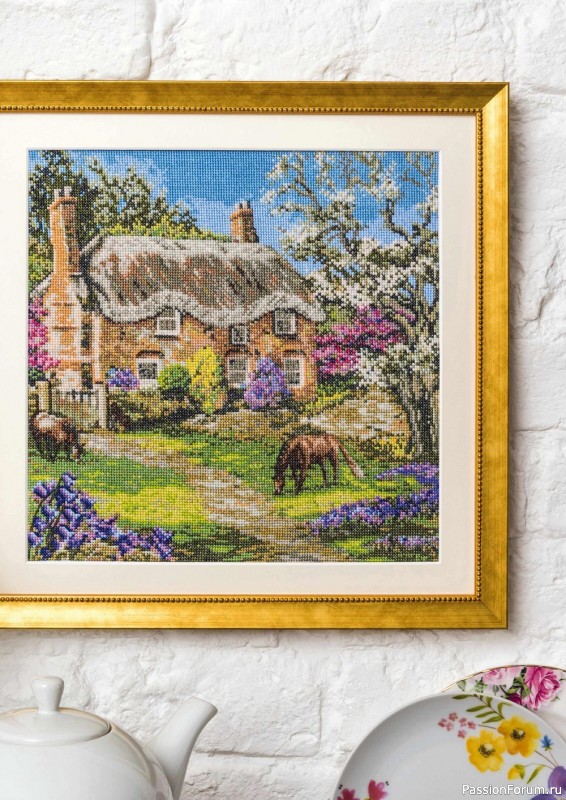 Коллекция вышивки в журнале «Cross Stitch Gold - Scenery Collection 2022»