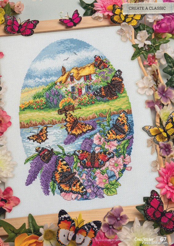 Коллекция вышивки в журнале «CrossStitcher №411 2024»