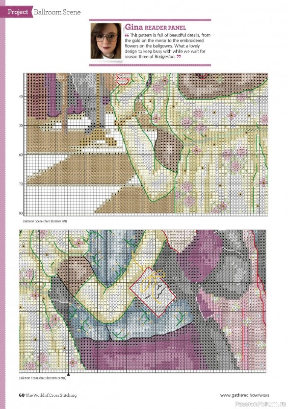 Коллекция вышивки в журнале «The World of Cross Stitching №330 2023»