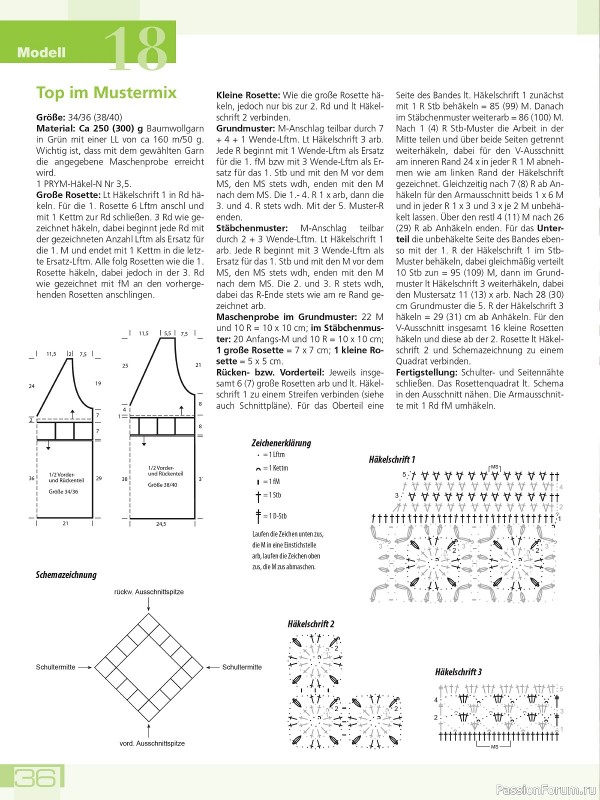 Вязаные модели в журнале «Meine Hakelmode Sonderheft MH057 2024»