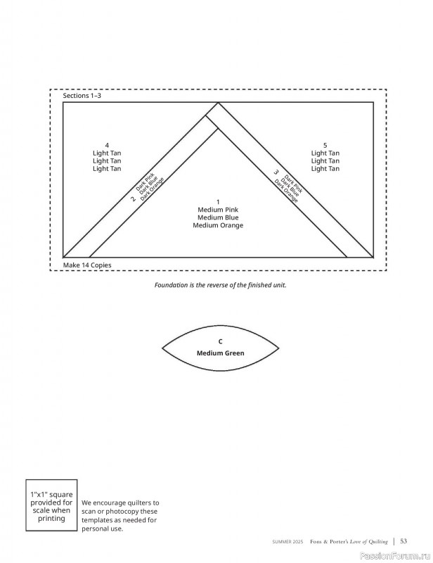 Коллекция проектов для рукодельниц в журнале «Fons & Porter’s Love Of Quilting - Summer 2025»
