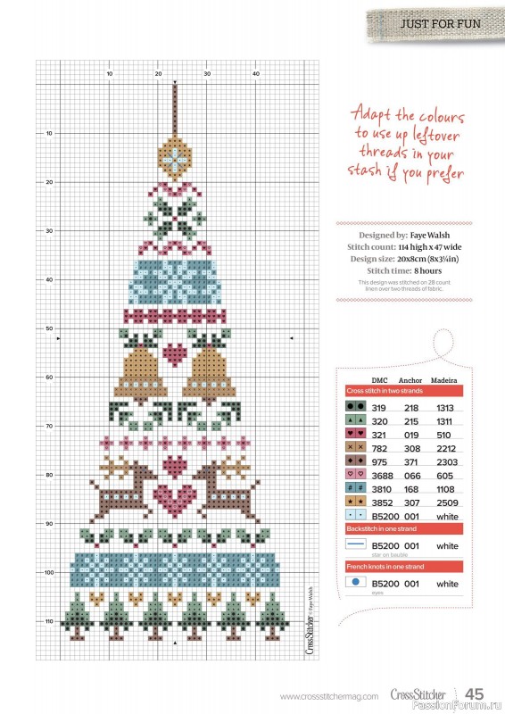 Коллекция вышивки в журнале «CrossStitcher №389 2022»