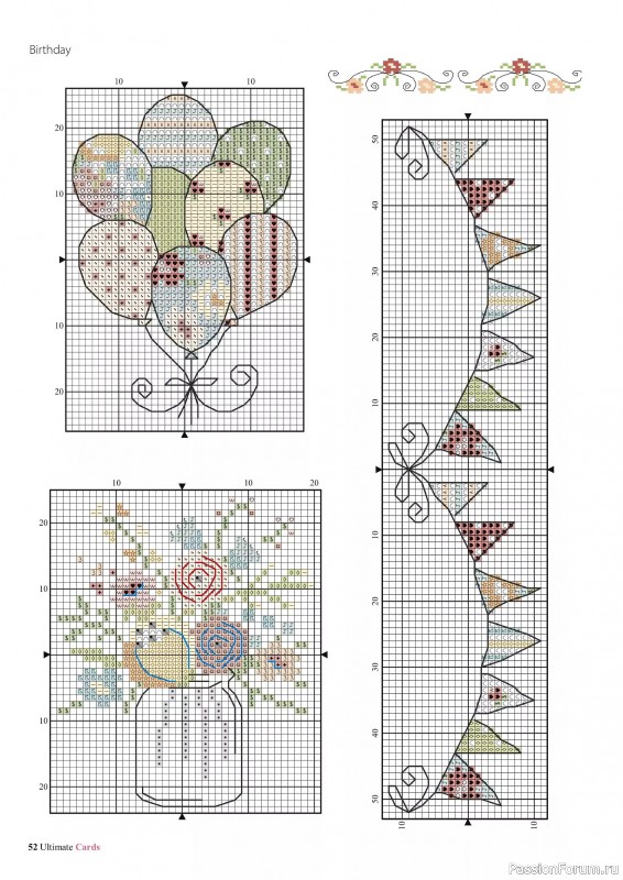 Коллекция вышивки в журнале «Ultimate CrossStitch Cards №58 2025»