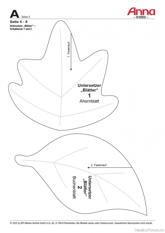 Новые техники рукоделия в журнале «Anna №9 2022 Germany»