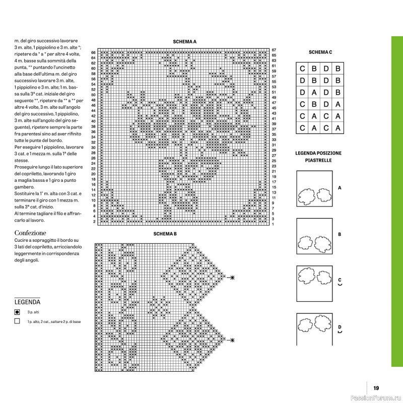 Вязаные проекты в журнале «Uncinetto Manuale Filet №14 2024»